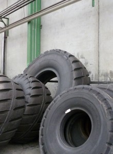 Small sample of Re-lug tyres