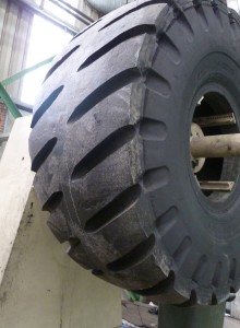 Re-lug tyre nearing completion 